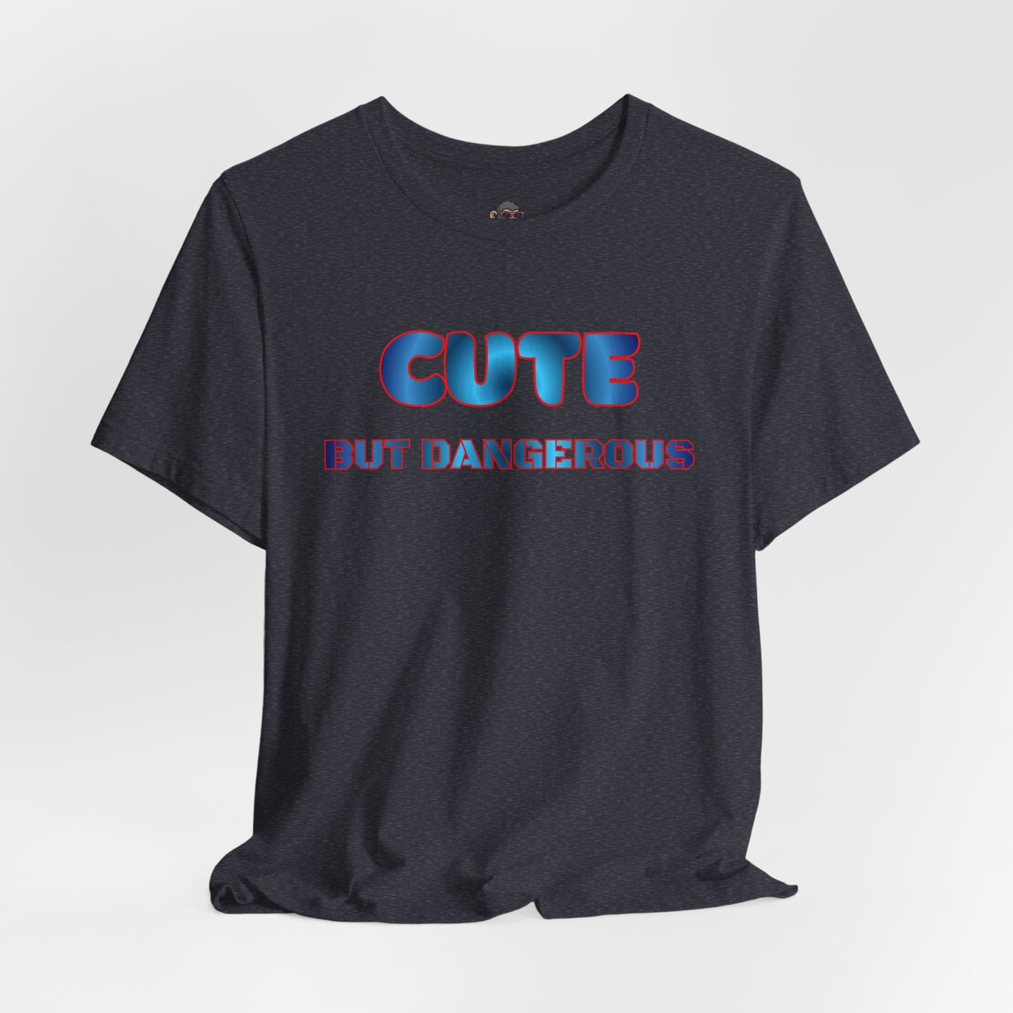 Cute But Dangerous T-Shirt — Retro Neon Graphic Tee
