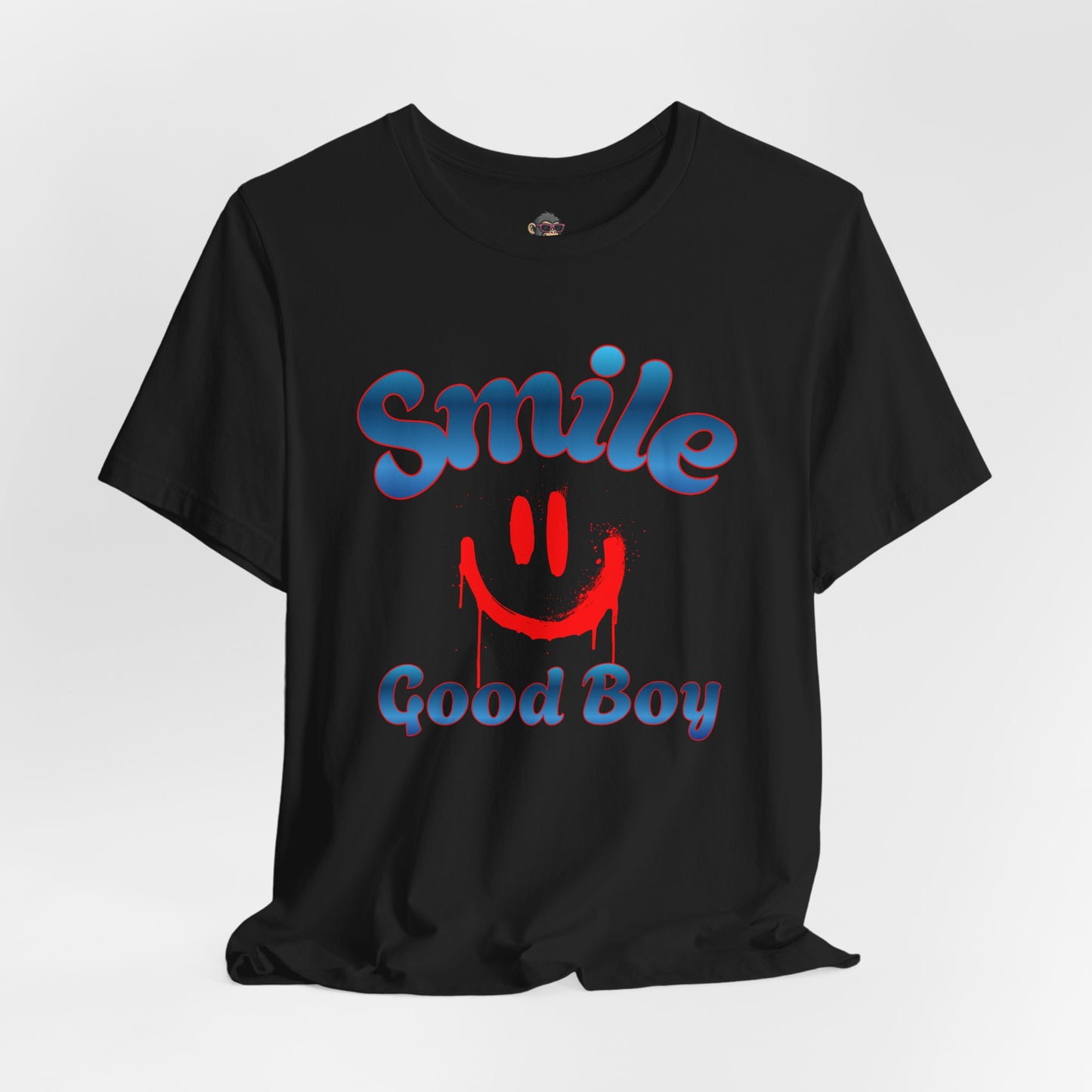 Smile Good Boy Tee — Retro Smiley Graphic T‑Shirt