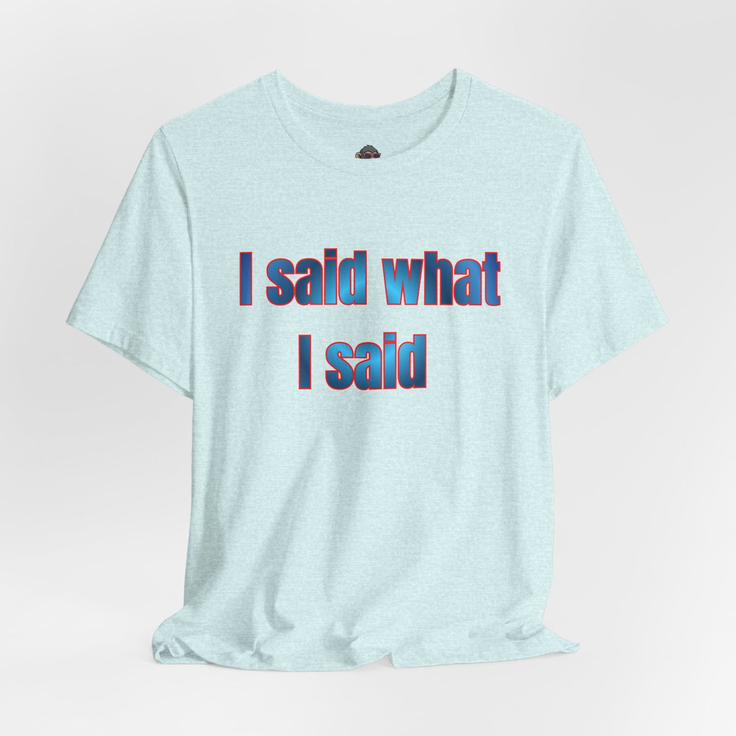 I Said What I Said Tee — Bold Statement Graphic T‑Shirt