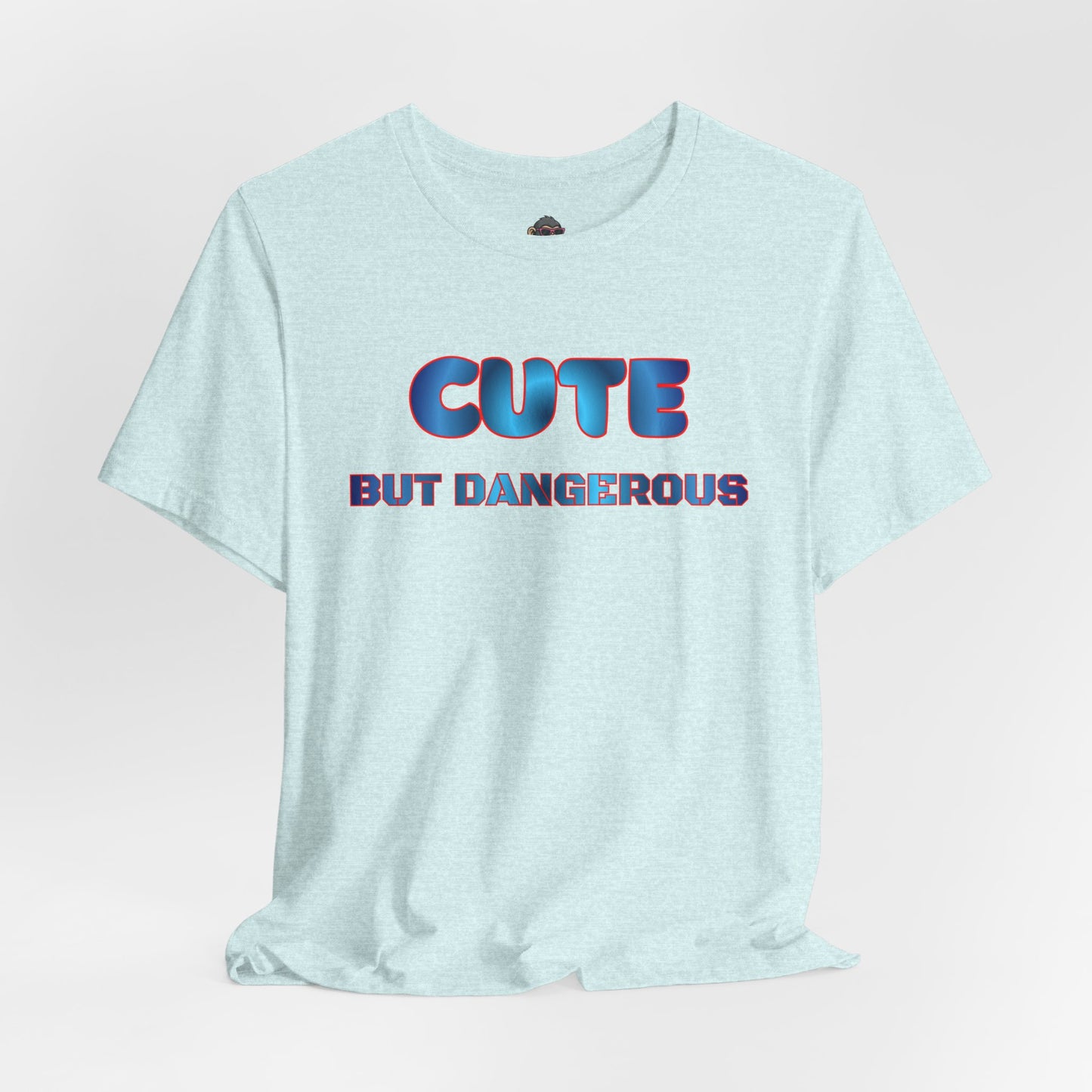 Cute But Dangerous T-Shirt — Retro Neon Graphic Tee