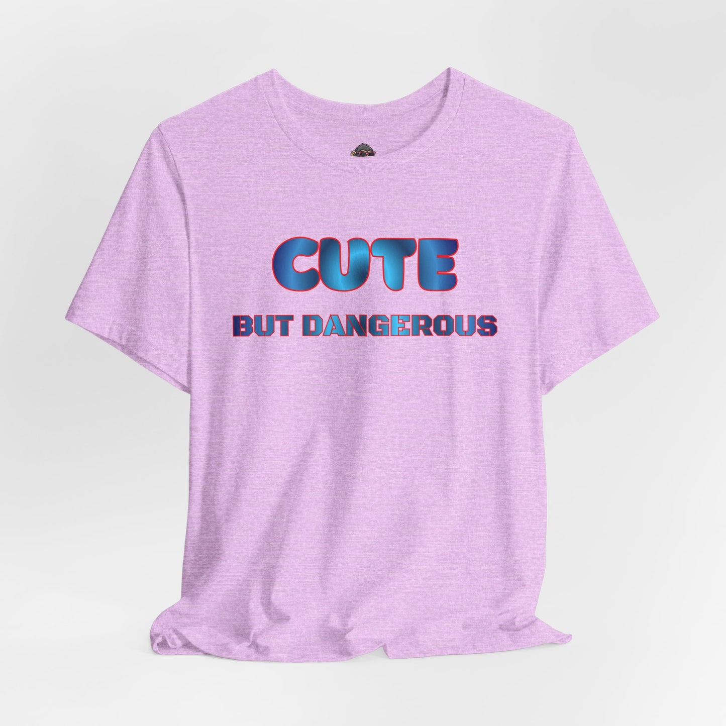 Cute But Dangerous T-Shirt — Retro Neon Graphic Tee