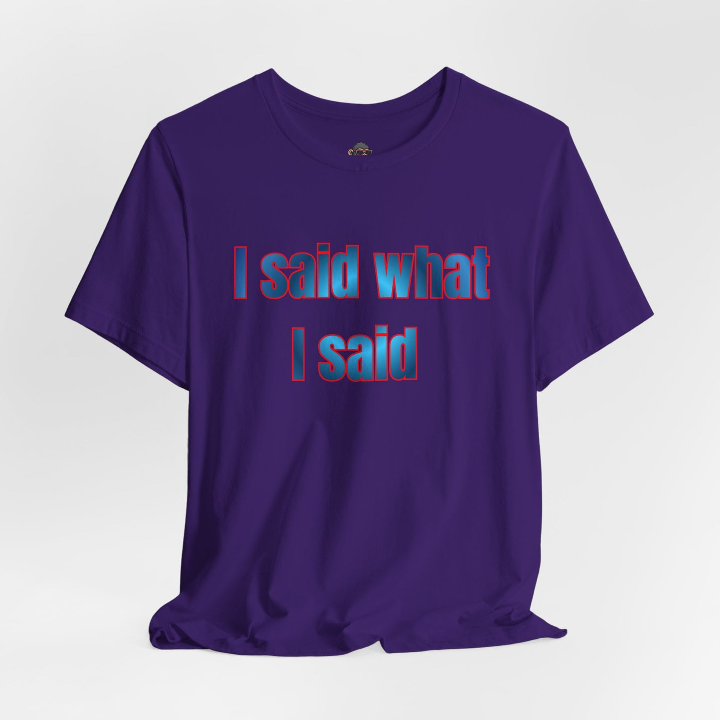 I Said What I Said Tee — Bold Statement Graphic T‑Shirt