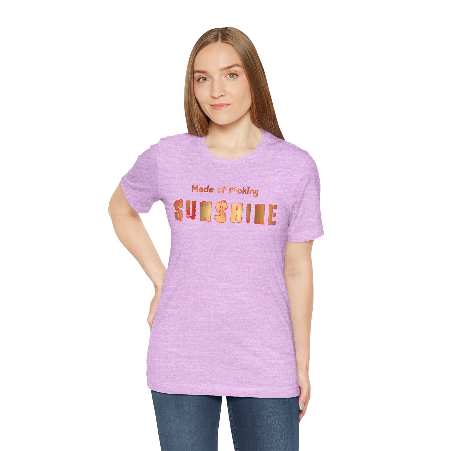 Sunshine Graphic Tee — "Made of F*cking Sunshine" Bold Text T-Shirt