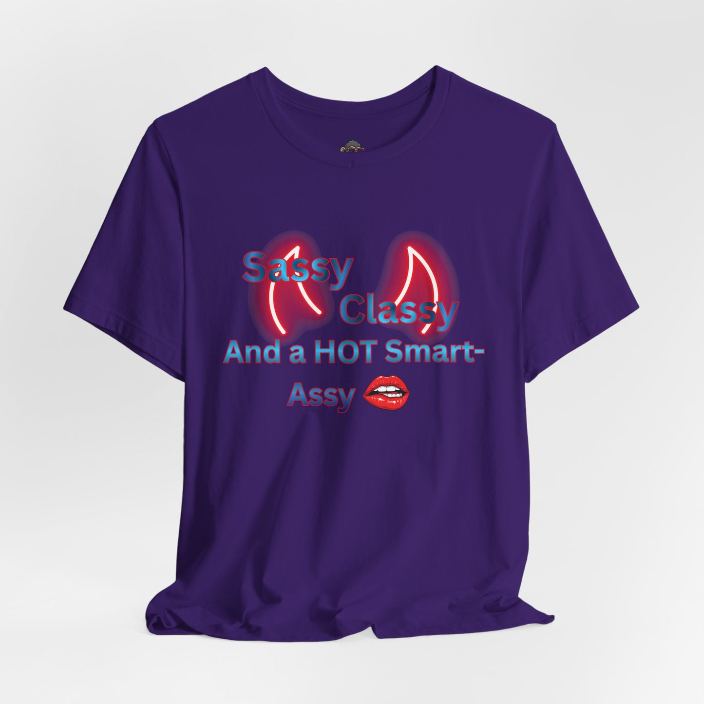 Sassy Classy 'Hot Smart-Assy' Graphic Tee — Fun Feminine Statement T‑Shirt