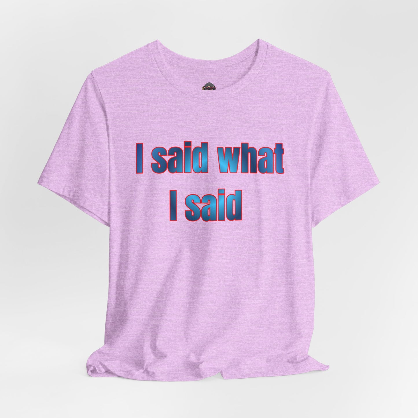 I Said What I Said Tee — Bold Statement Graphic T‑Shirt