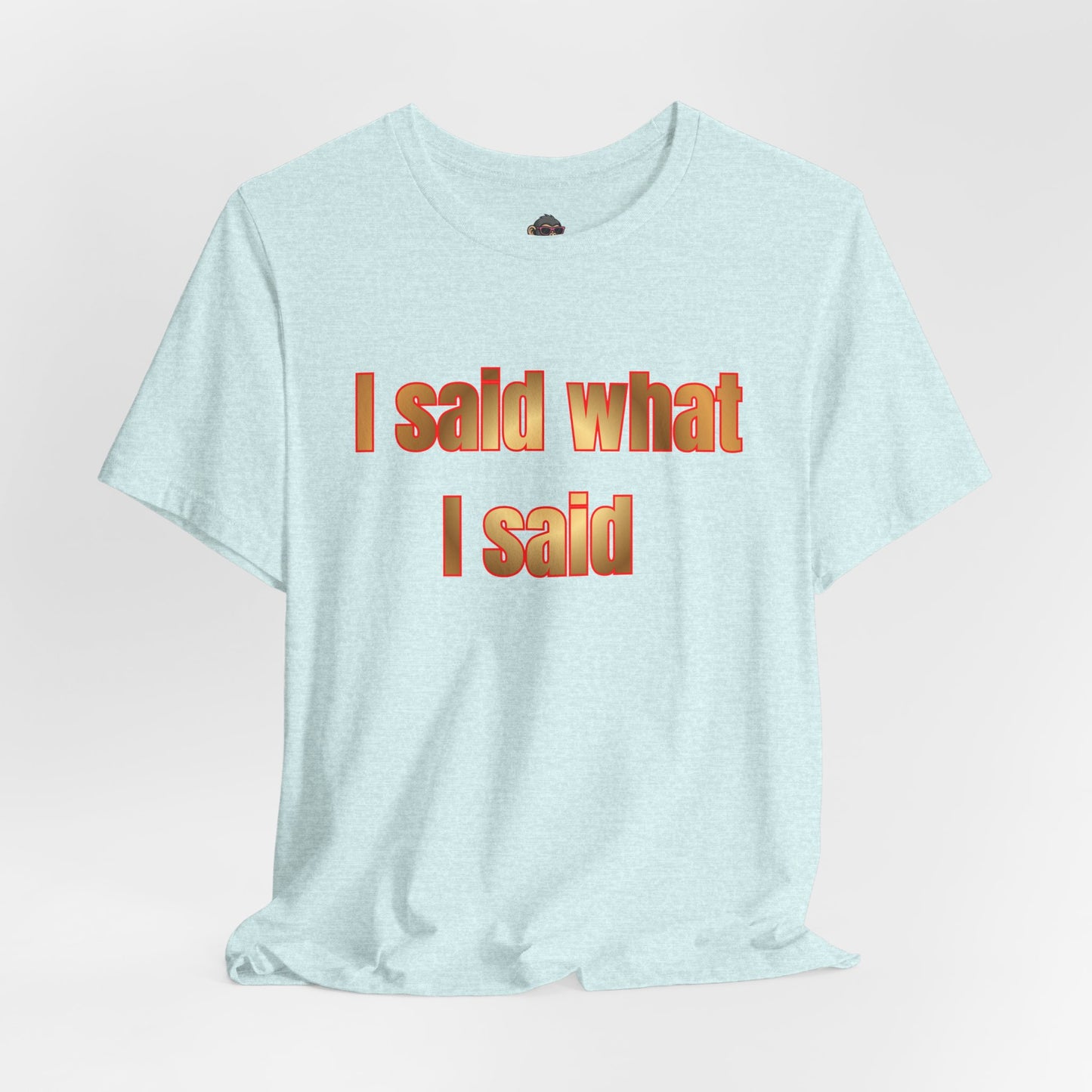 I Said What I Said Tee — Bold Statement Graphic T-Shirt