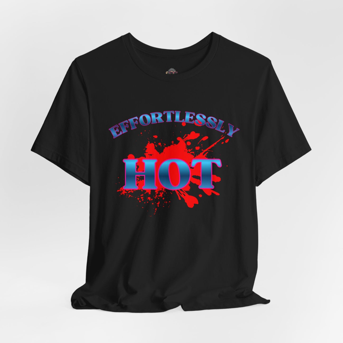 Effortlessly HOT Graphic Tee — Funny Retro Splash Design