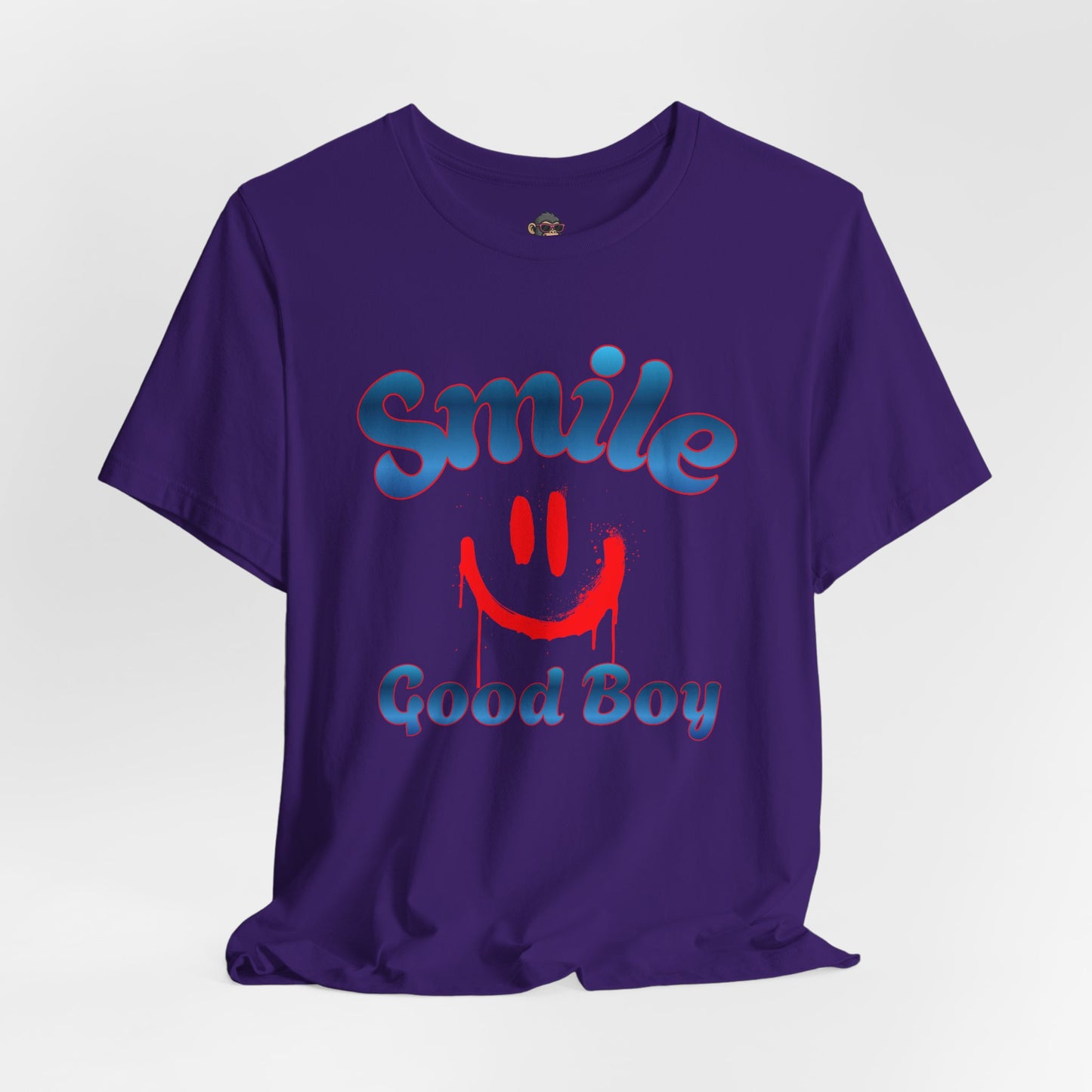 Smile Good Boy Tee — Retro Smiley Graphic T‑Shirt