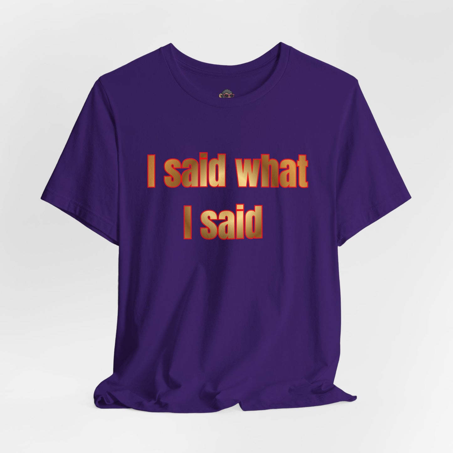 I Said What I Said Tee — Bold Statement Graphic T-Shirt