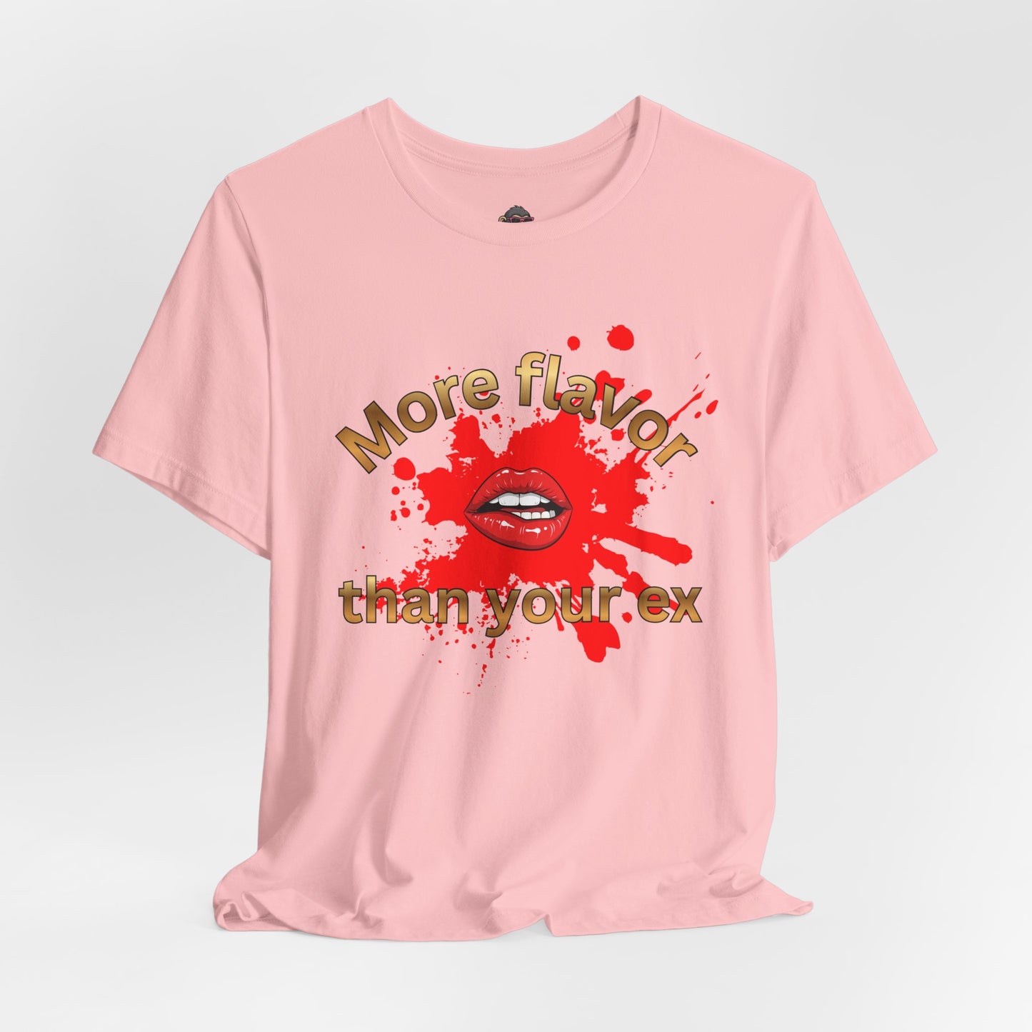 Graphic Tee — "More Flavor Than Your Ex" Lip Splash T-Shirt