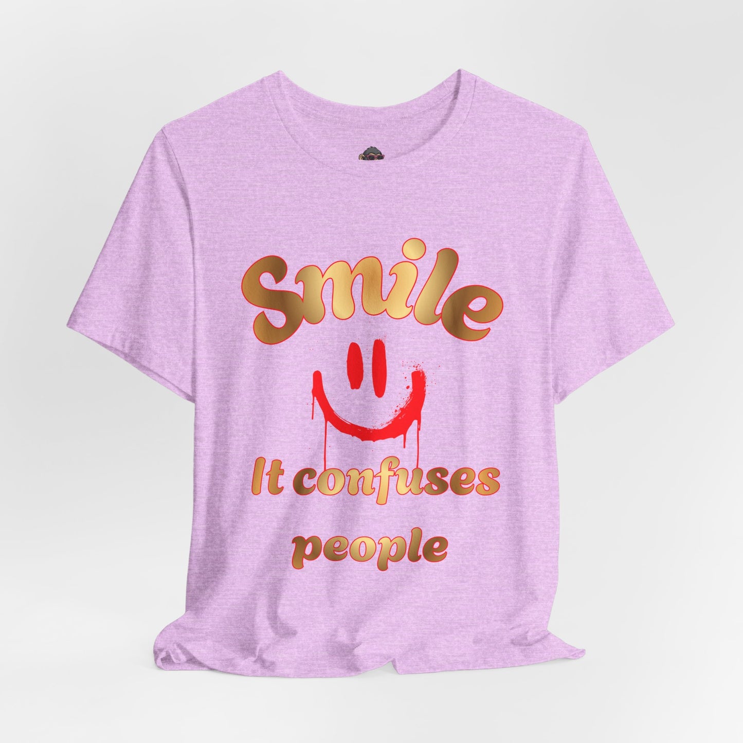 Smile It Confuses People Tee — Funny Smiley Graphic T-Shirt
