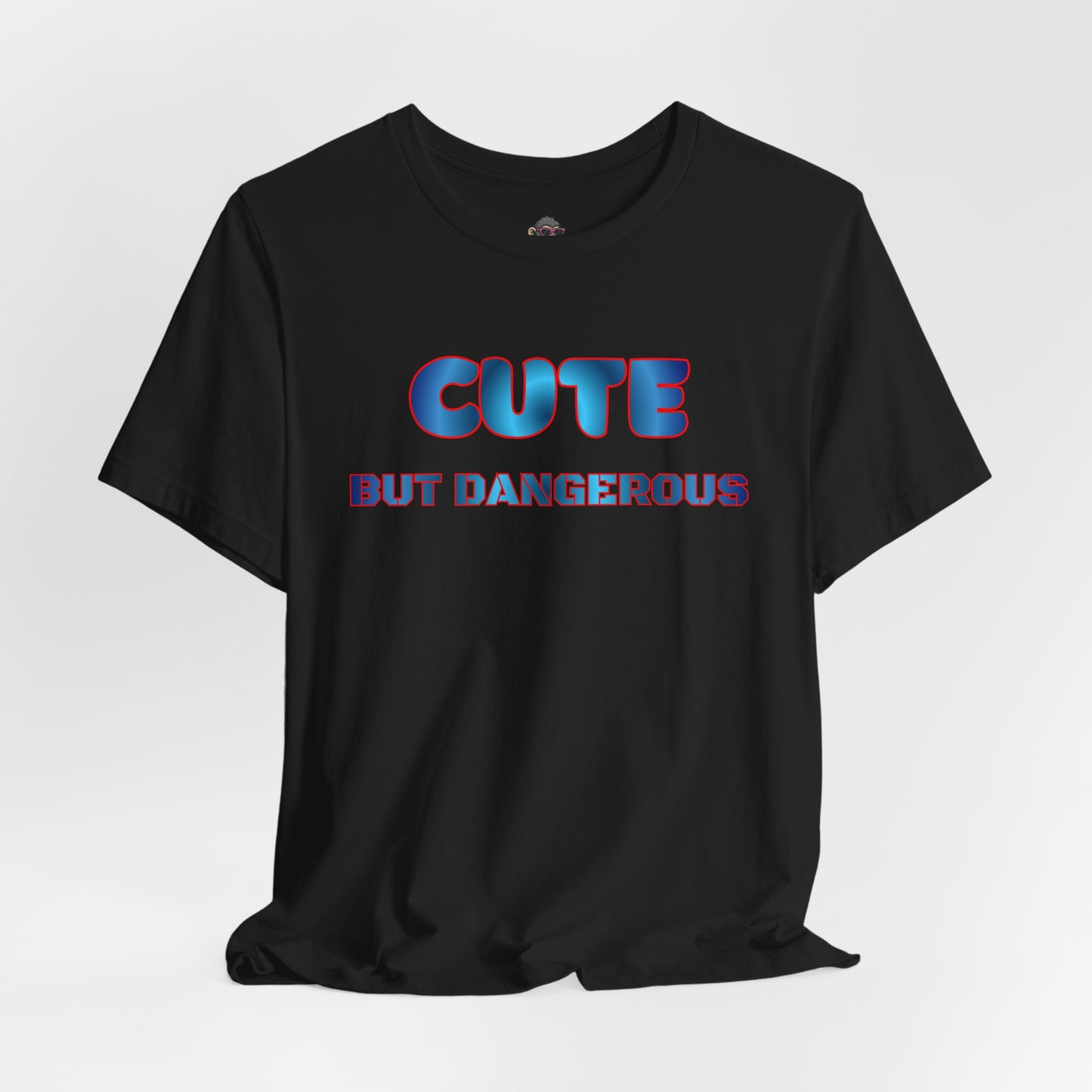 Cute But Dangerous T-Shirt — Retro Neon Graphic Tee