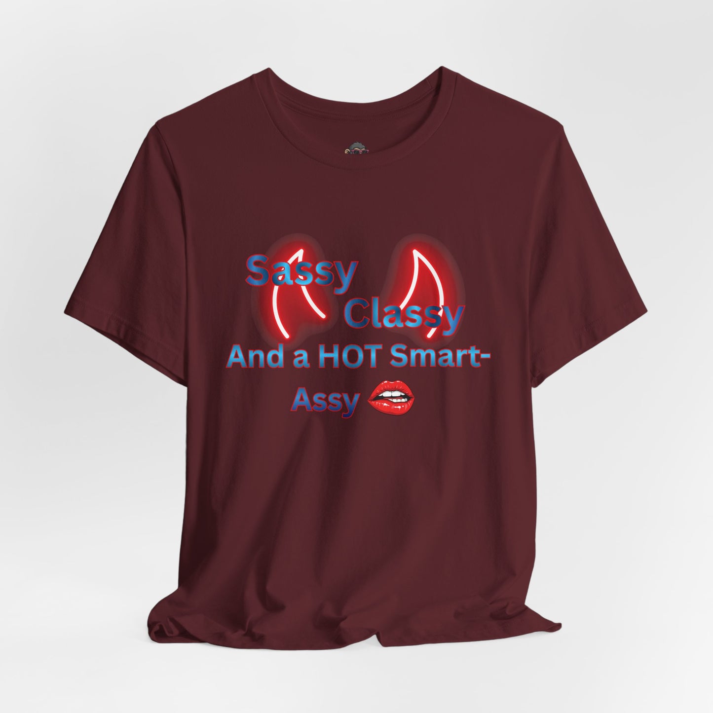 Sassy Classy 'Hot Smart-Assy' Graphic Tee — Fun Feminine Statement T‑Shirt