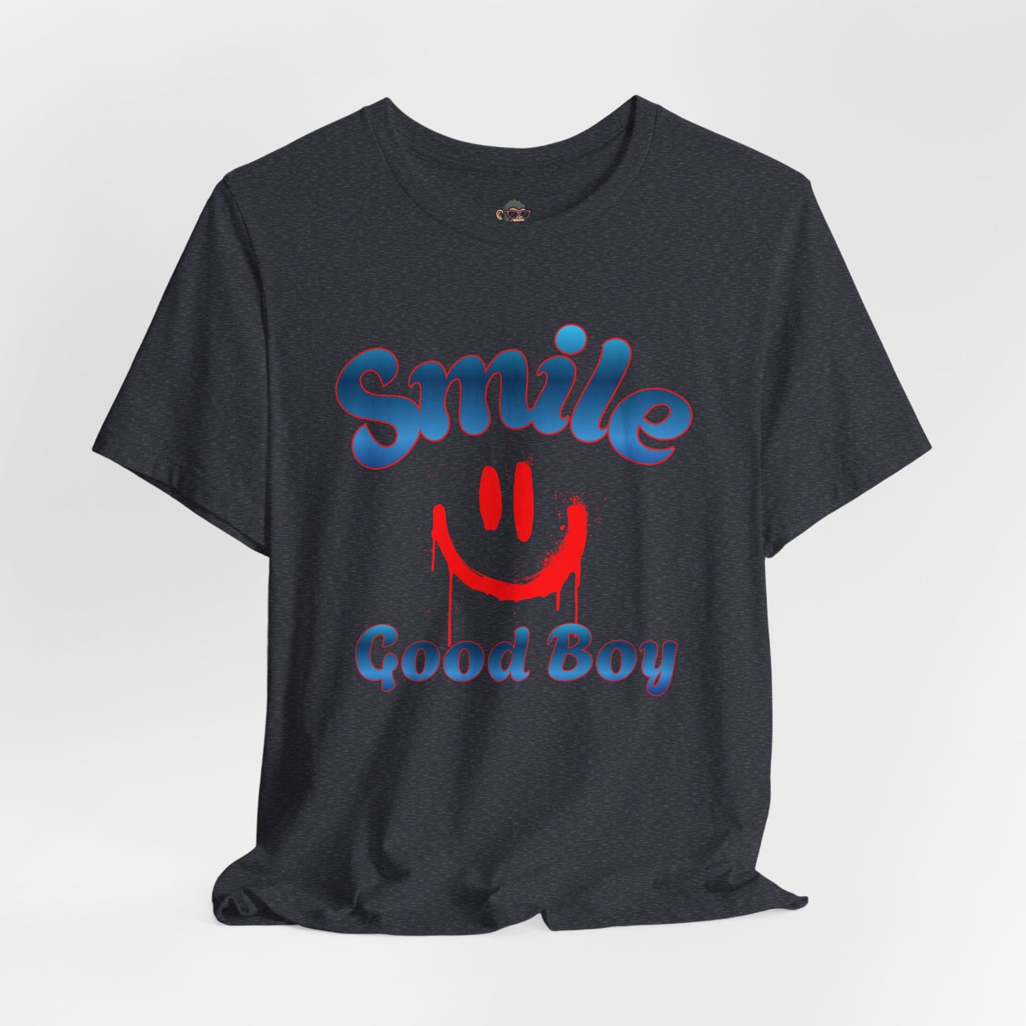 Smile Good Boy Tee — Retro Smiley Graphic T‑Shirt
