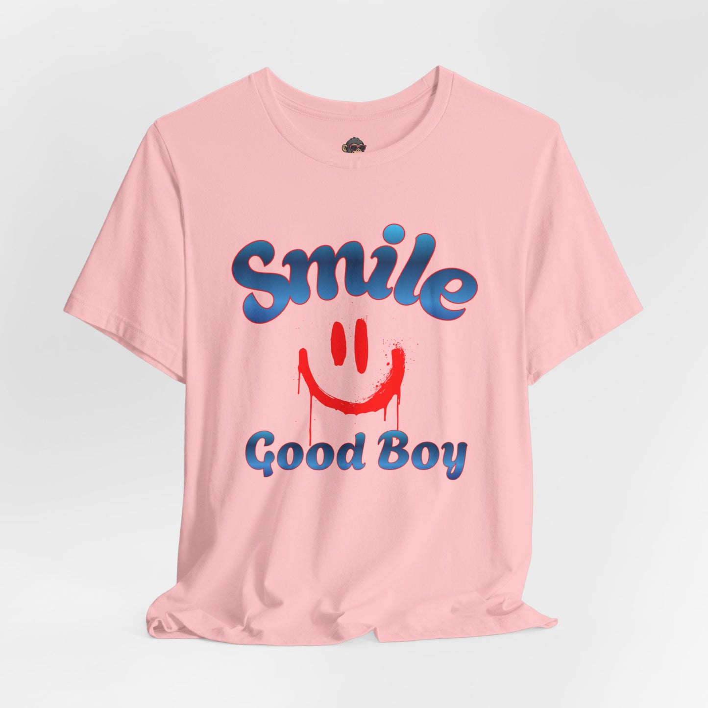 Smile Good Boy Tee — Retro Smiley Graphic T‑Shirt