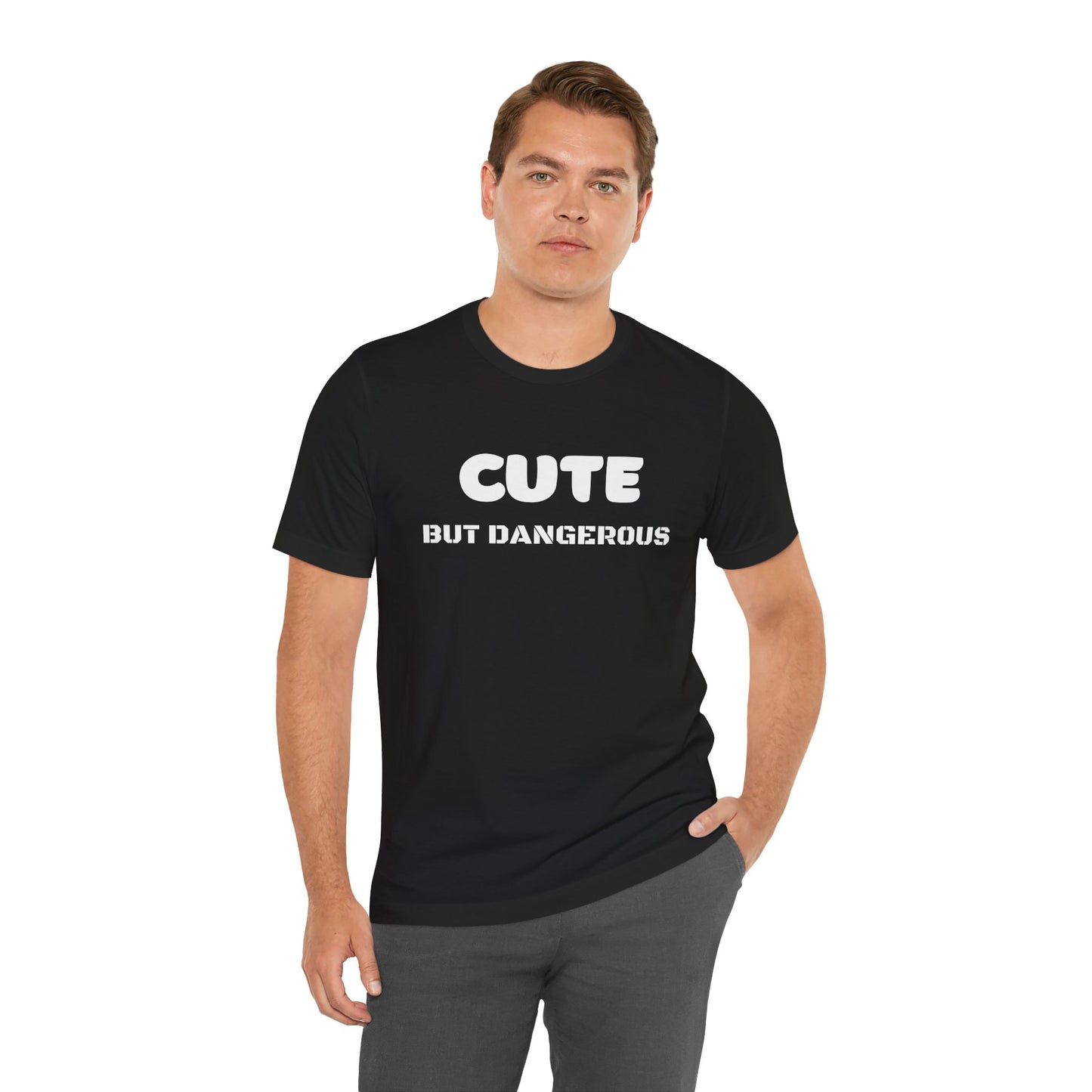 Cute But Dangerous T-Shirt — Funny Graphic Tee for Teens & Women