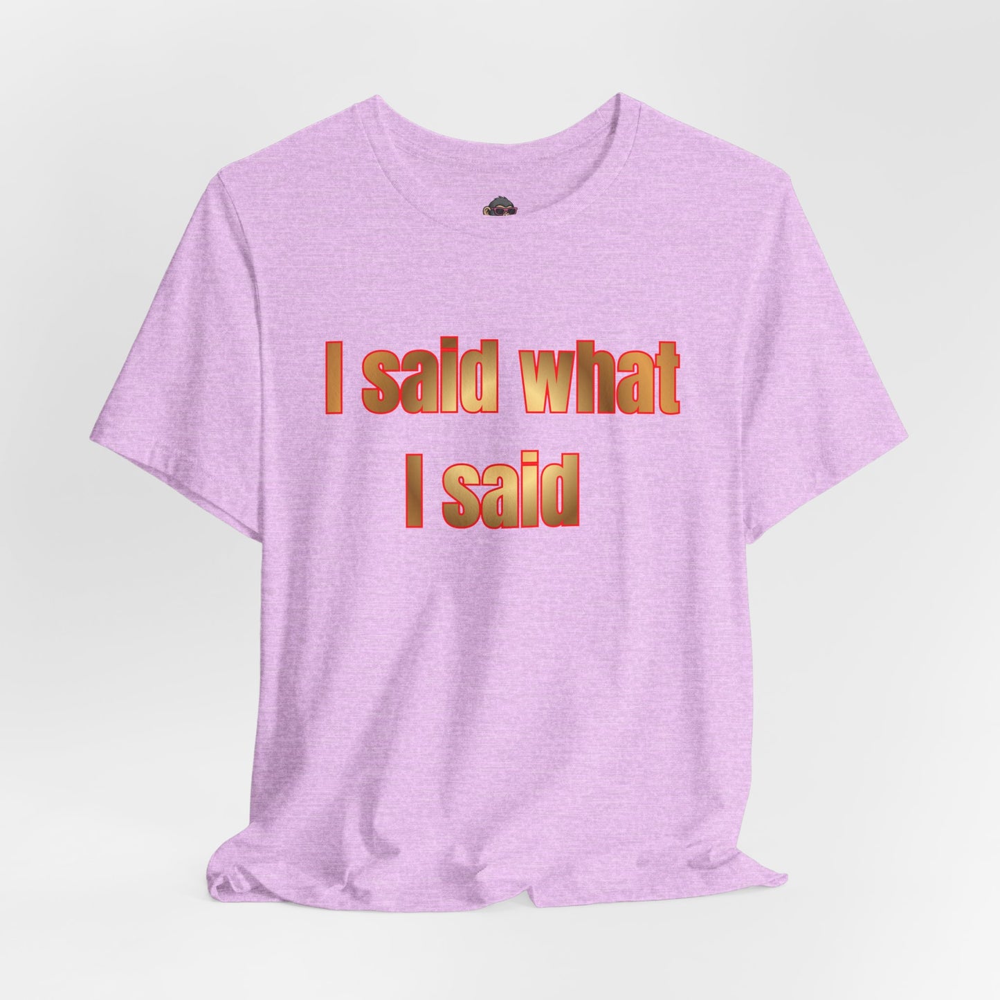 I Said What I Said Tee — Bold Statement Graphic T-Shirt