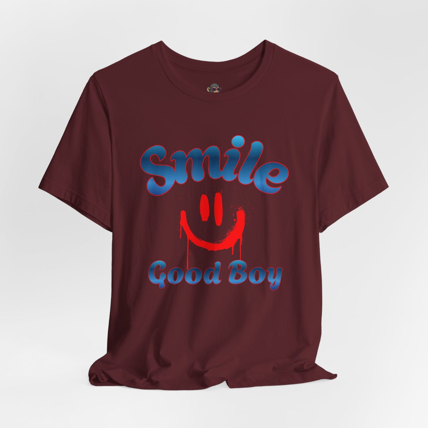 Smile Good Boy Tee — Retro Smiley Graphic T‑Shirt
