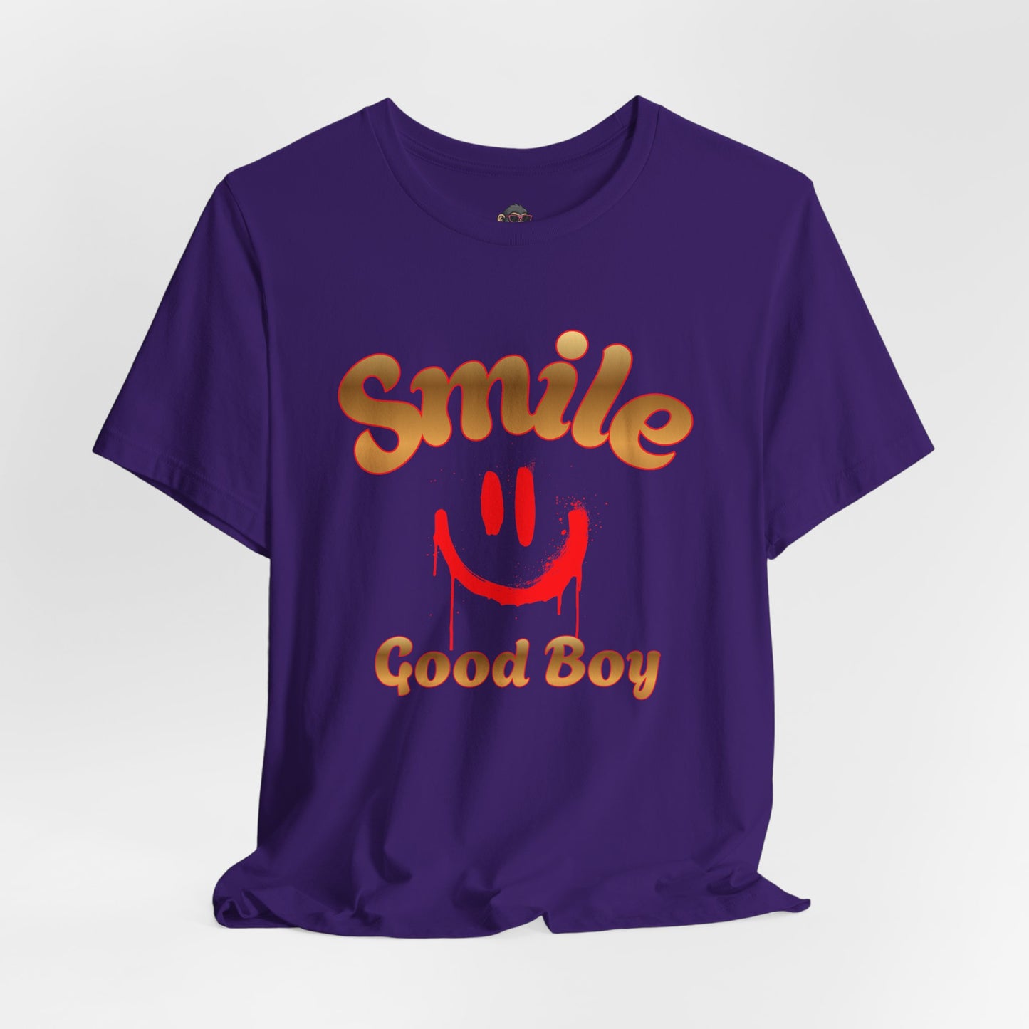 Smile Good Boy T-Shirt — Retro Smiley Graphic Tee