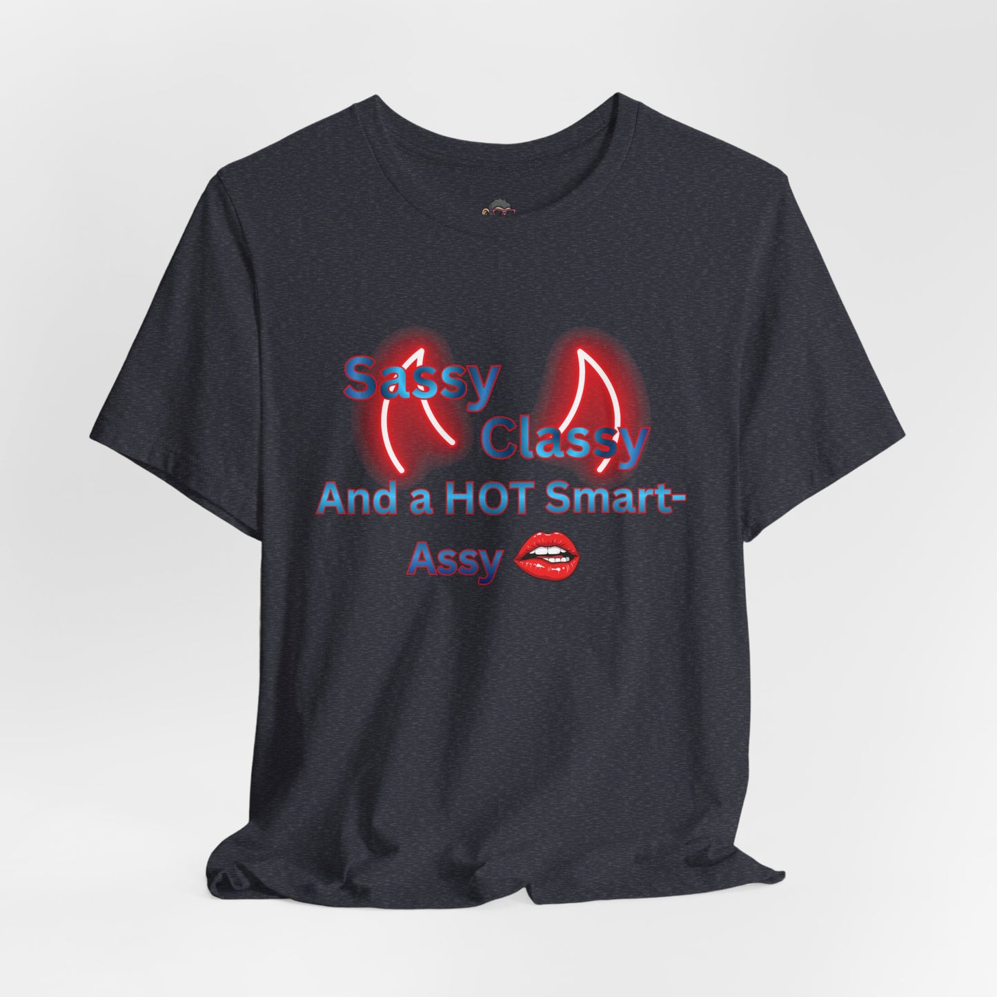 Sassy Classy 'Hot Smart-Assy' Graphic Tee — Fun Feminine Statement T‑Shirt